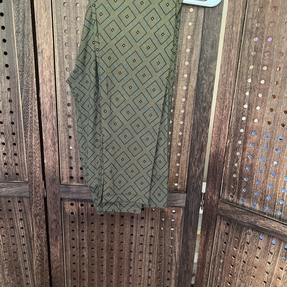 LuLaRoe leggings Tall & Curvy (TC) - green/black